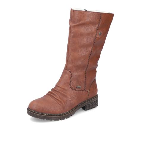 Dámske čižmy RIEKER Z4788-25 hnedá W3