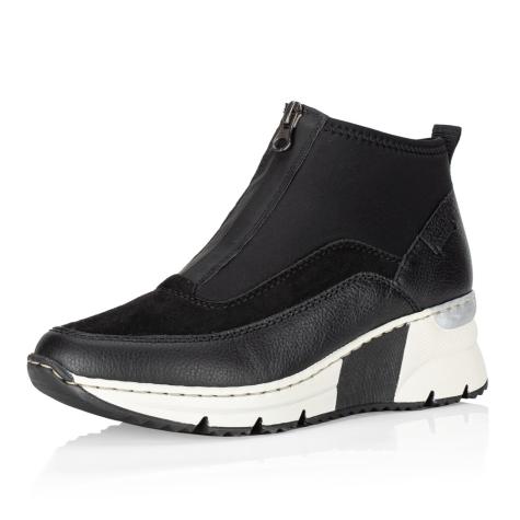 Dámska členková obuv RIEKER N6352-01 čierna W3