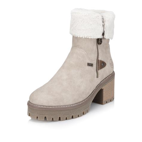 Dámská kotníková obuv RIEKER Y8582-60 béžová W3