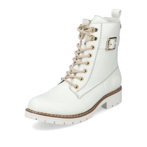 Dámská kotníková obuv RIEKER Y9126-80 bílá W5
