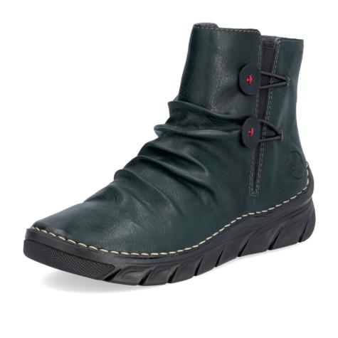 Dámska členková obuv RIEKER 55052-54 zelená W4