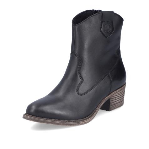 Dámska členková obuv RIEKER 73150-01 čierna W4