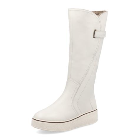 Dámske čižmy RIEKER 78853-80 béžová W5