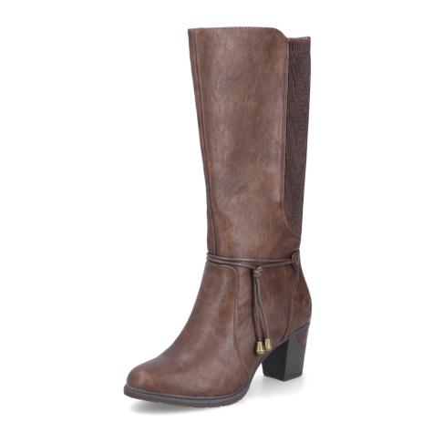 Dámské kozačky RIEKER 96081-25 hnědá W4