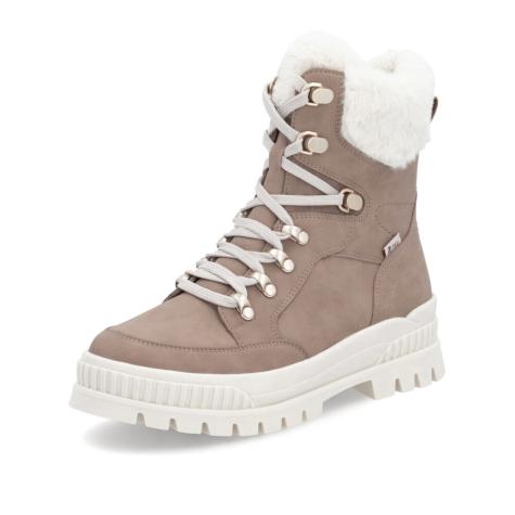 Dámska členková obuv RIEKER W2174-20 béžová W5