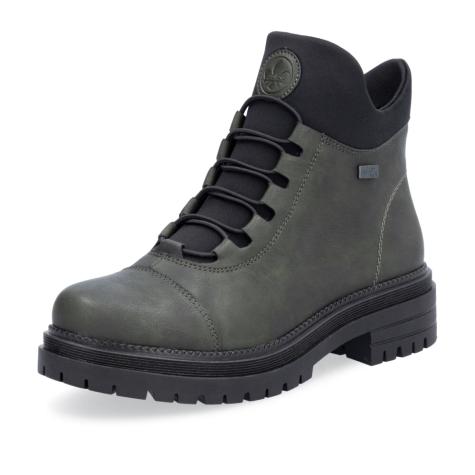 Dámská kotníková obuv RIEKER Y3163-54 zelená W5