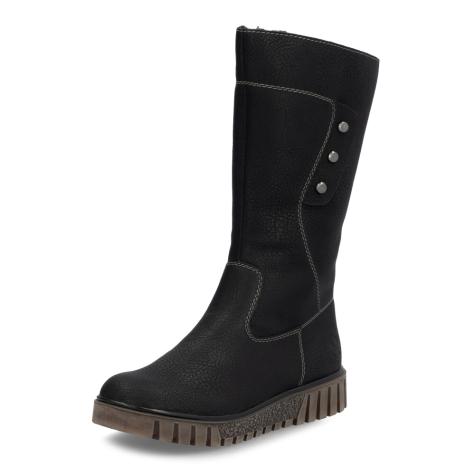 Dámské kozačky RIEKER Y3466-00 černá W4