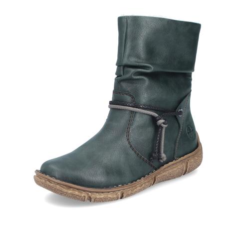 Dámska členková obuv RIEKER Z3774-54 zelená W5