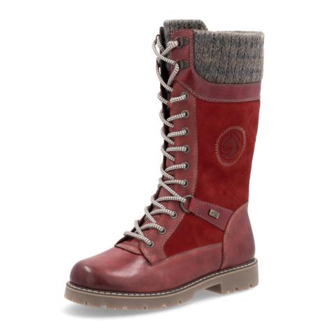 Dámske čižmy REMONTE D9380-35 červená W5