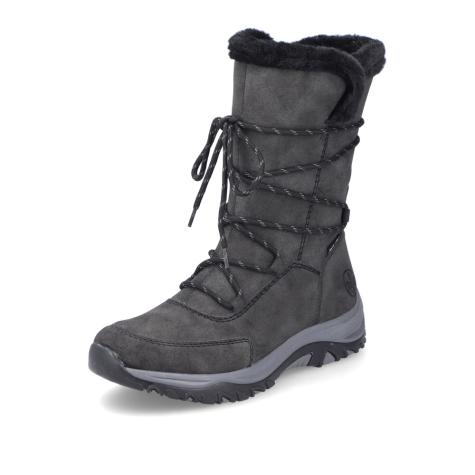 Dámské kozačky RIEKER M9684-45 šedá W4