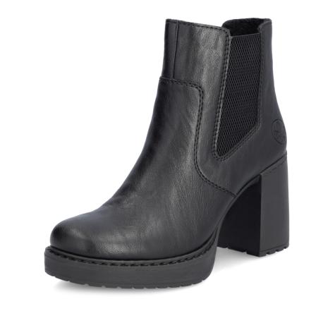 Dámska členková obuv RIEKER Y4151-00 čierna W4