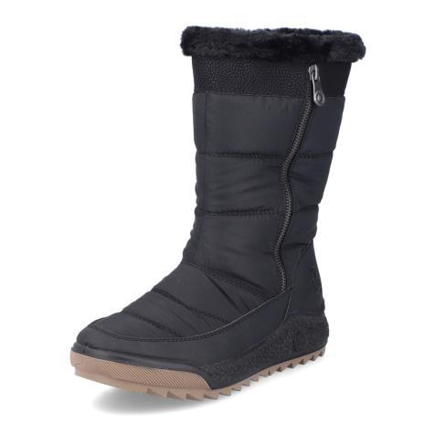 Dámské kozačky RIEKER Y4765-00 černá W4