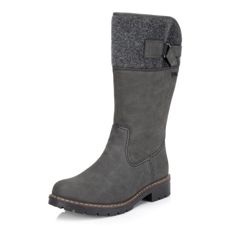 Dámské kozačky RIEKER Y9190-45 šedá W4