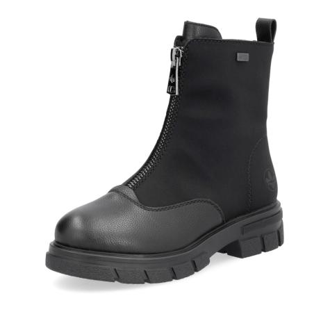 Dámska členková obuv RIEKER Z9165-01 čierna W4