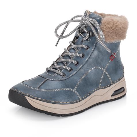 Dámská kotníková obuv RIEKER 44530-14 modrá W5