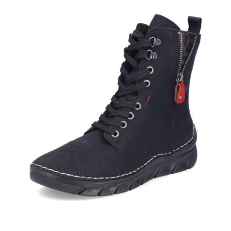 Dámska členková obuv RIEKER 55014-00 čierna W5