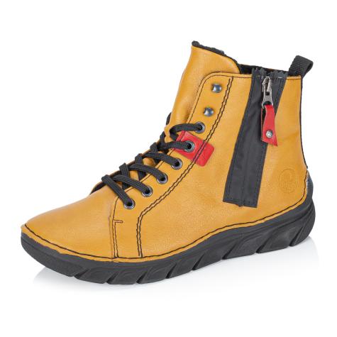 Dámská kotníková obuv RIEKER 55024-68 žlutá W5