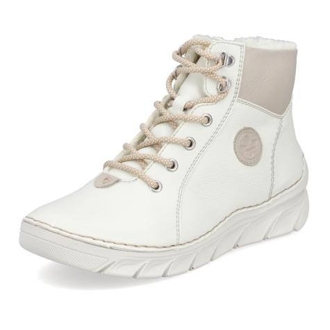 Dámska členková obuv RIEKER 55040-80 béžová W5