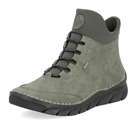Dámska členková obuv RIEKER 55069-54 zelená W6
