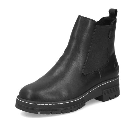 Dámska členková obuv RIEKER 73892-00 čierna W5