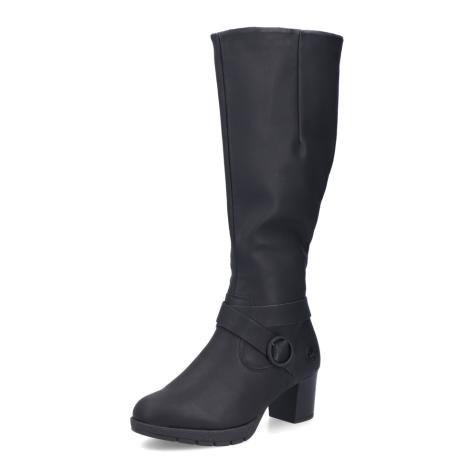 Dámske čižmy RIEKER 77690-00 čierna W5