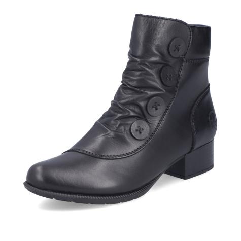 Dámska členková obuv RIEKER 78659-00 čierna W5