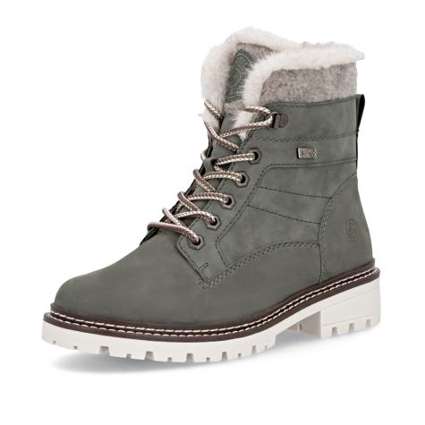 Dámska členková obuv REMONTE D0B81-54 zelená W5