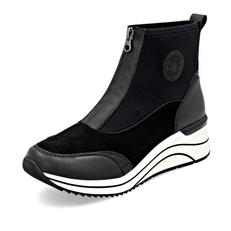 Dámska členková obuv REMONTE D0T78-02 čierna W5