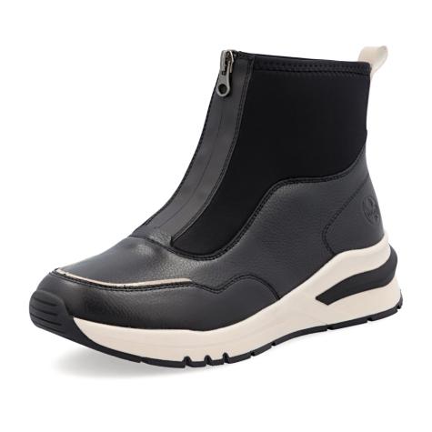 Dámska členková obuv RIEKER M6663-00 čierna W5