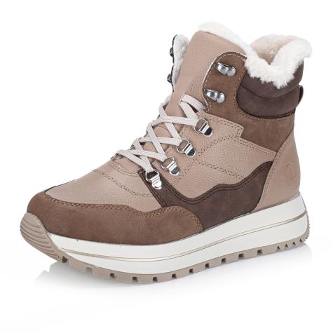 Dámska členková obuv RIEKER N4002-20 béžová W5