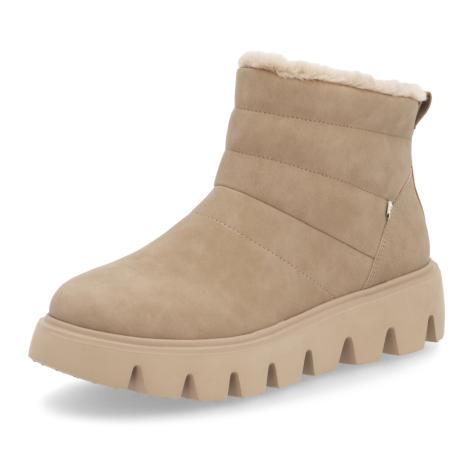 Dámska členková obuv RIEKER W2070-20 béžová W5