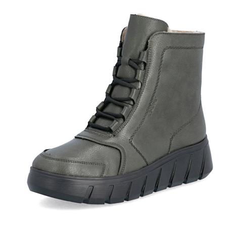 Dámska členková obuv RIEKER Y3505-52 zelená W5