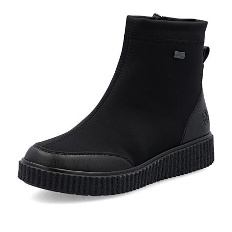 Dámska členková obuv RIEKER Y4353-00 čierna W5