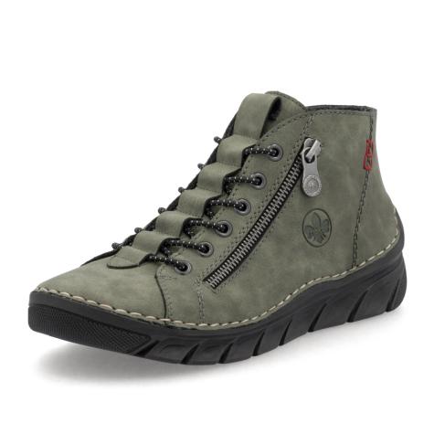 Dámska členková obuv RIEKER 55048-54 zelená W5