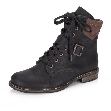 Dámska členková obuv RIEKER 71200-00 čierna W5