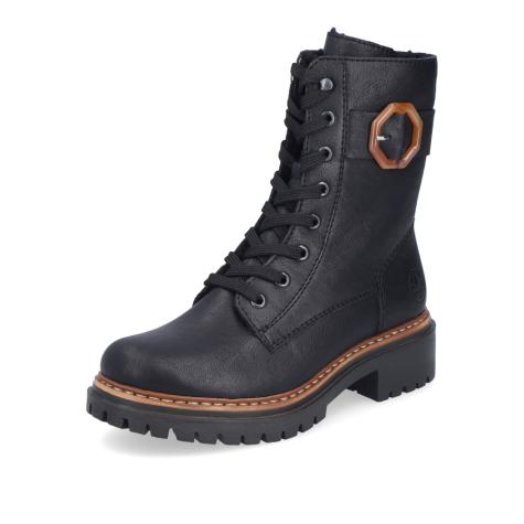 Dámska členková obuv RIEKER 72613-00 čierna W5