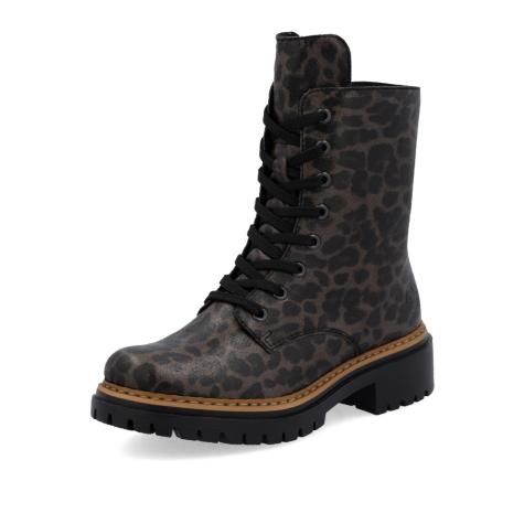 Dámska členková obuv RIEKER 72627-90 hnedá W5