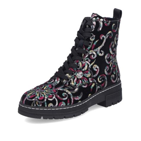 Dámska členková obuv RIEKER 73820-90 čierna W5