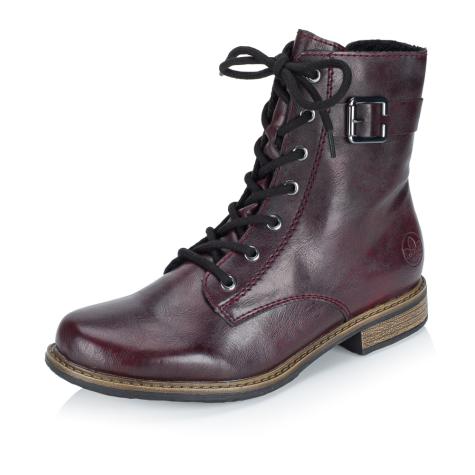 Dámska členková obuv RIEKER 74802-35 červená W5