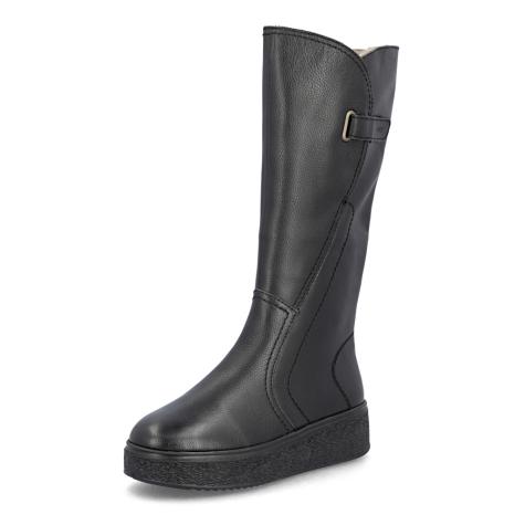 Dámske čižmy RIEKER 78853-00 čierna W5