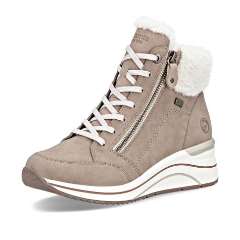 Dámska členková obuv REMONTE D0T77-20 béžová W5