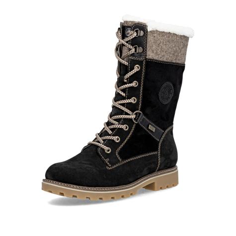 Dámske čižmy REMONTE D8474-03 čierna W5