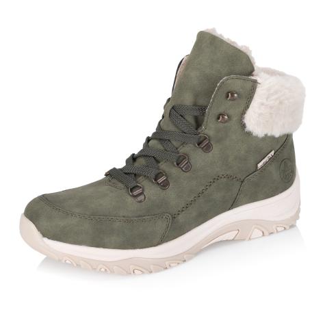 Dámska členková obuv RIEKER M9610-54 zelená W5