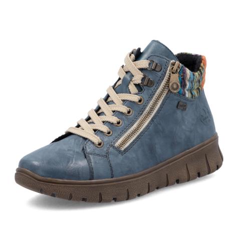 Dámská kotníková obuv RIEKER N1305-14 modrá W5