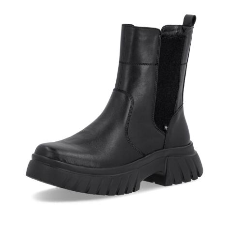 Dámska členková obuv RIEKER W1876-00 čierna W5