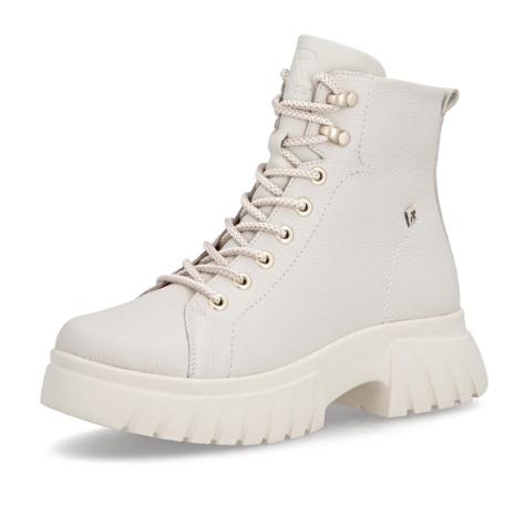 Dámska členková obuv RIEKER W1877-80 béžová W5