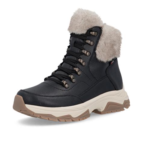 Dámska členková obuv RIEKER W3971-00 čierna W5