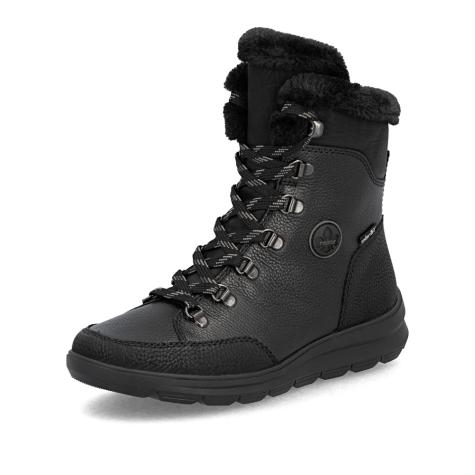 Dámska členková obuv RIEKER Z0000-00 čierna W5