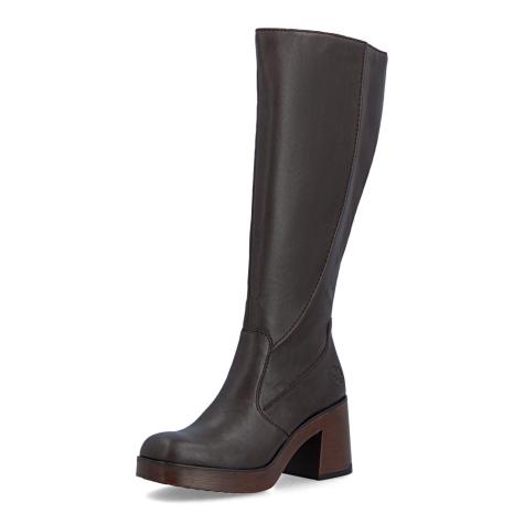 Dámské kozačky RIEKER 58090-25 hnědá W6