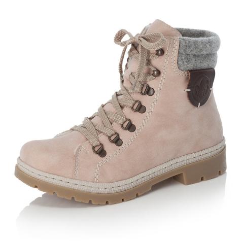 Dámska členková obuv RIEKER Y9430-32 ružová W2